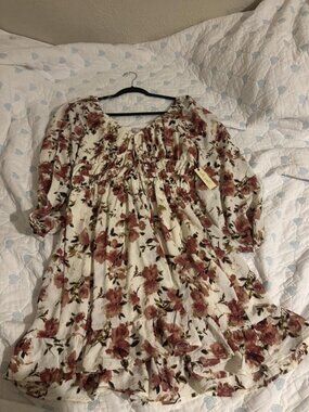 Charlotte Rouse White Floral Romper